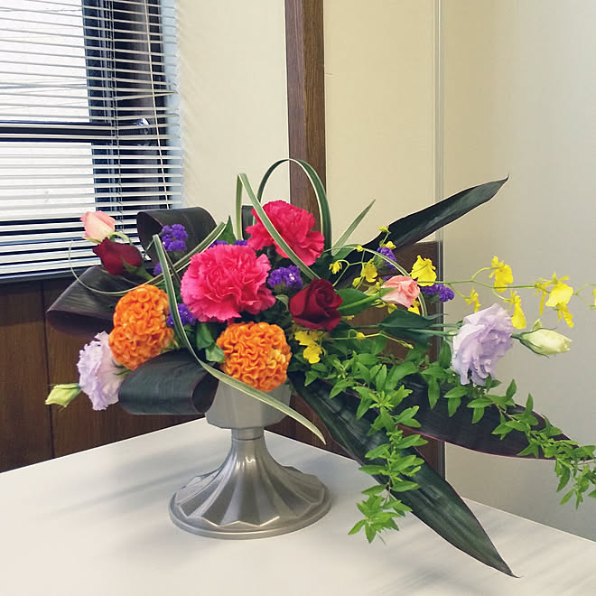 部屋全体 趣味 お花 花のある暮らし フラワーアレンジメント などのインテリア実例 19 09 12 15 53 26 Roomclip ルームクリップ