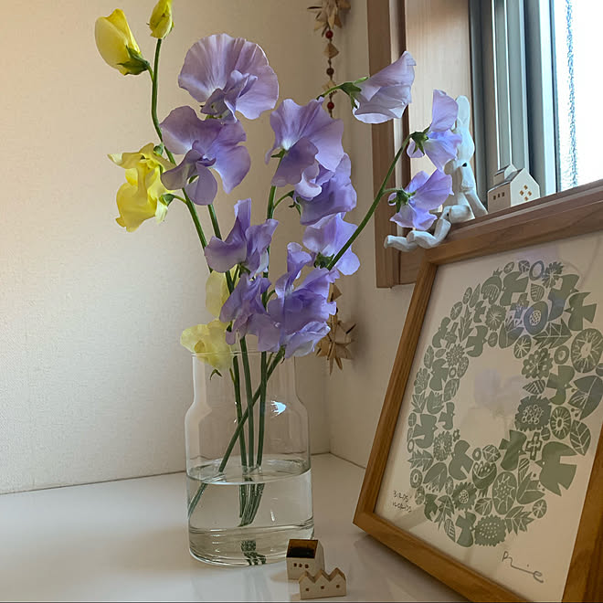 作家もの 癒し 花のある暮らし 雑貨好き 植物のある暮らし などのインテリア実例 22 01 16 12 54 28 Roomclip ルームクリップ