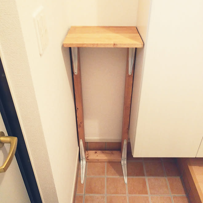 玄関 入り口 コレ Diyしたよ 賃貸 大東建託 1ldk シンプル などのインテリア実例 05 02 21 11 16 Roomclip ルームクリップ