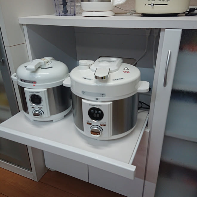 棚 家電 ほったらかし電気圧力鍋 電気圧力鍋 建売住宅 などのインテリア実例 06 07 22 48 45 Roomclip ルームクリップ