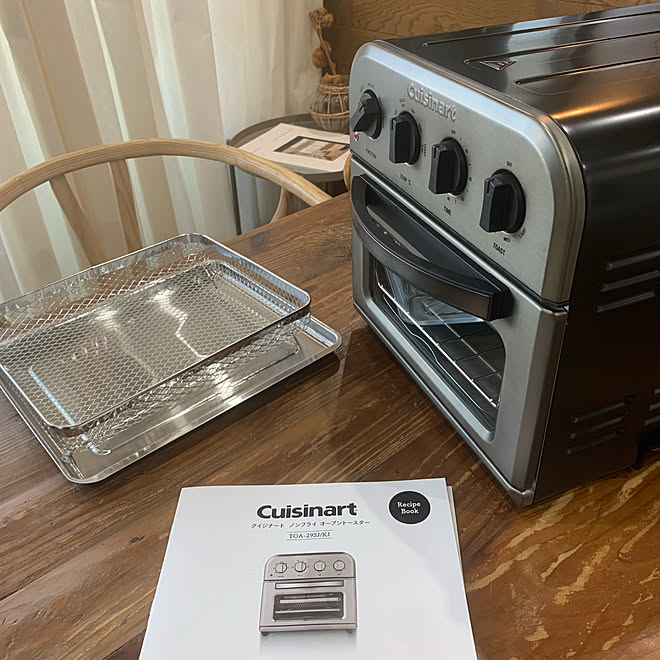 おしゃれ家電 トースター ナチュラルヴィンテージ Roomclipショッピング クイジナートノンフライオーブントースター などのインテリア実例 22 01 23 09 50 01 Roomclip ルームクリップ