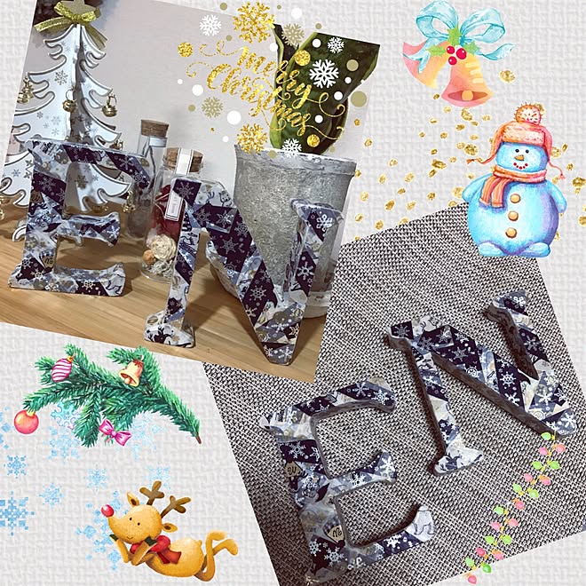 クリスマスアレンジ クリスマス ウッドイニシャル デコパージュ マスキングテープ などのインテリア実例 16 12 21 19 28 47 Roomclip ルームクリップ クリスマスアレンジ クリスマス ウッドイニシャル デコパージュ マスキングテープ などのインテリア実例 16 12 21 19 28 47 Roomclip ルームクリップ