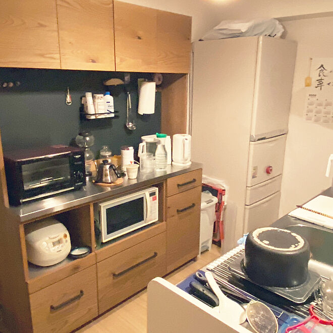 食器棚/クラッシュゲート/コーヒーのある暮らし/キッチンのインテリア 