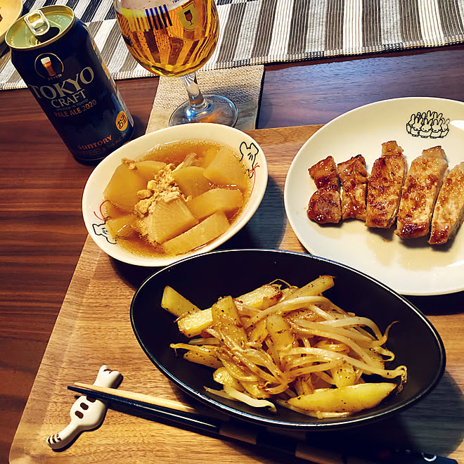 ビール飲もう/フォロワーさまに感謝です♡/いつもいいねやコメントありがとう♡/おうち居酒屋/机のインテリア実例 20201030 18