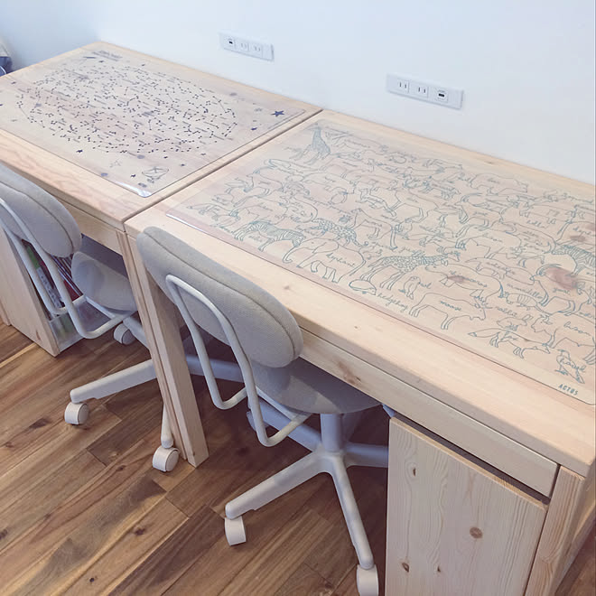 Actus 無印良品 勉強机 子供部屋 二世帯住宅 などのインテリア実例 19 06 18 09 34 12 Roomclip ルームクリップ