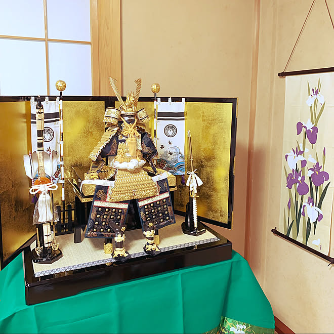菖蒲の花 濱文様 絵手ぬぐい 鎧飾り 端午の節句 ブルー などのインテリア実例 22 04 30 18 33 44 Roomclip ルームクリップ 菖蒲の花 濱文様 絵手ぬぐい 鎧飾り 端午の節句 ブルー などのインテリア実例 22 04 30 18 33 44 Roomclip ルームクリップ