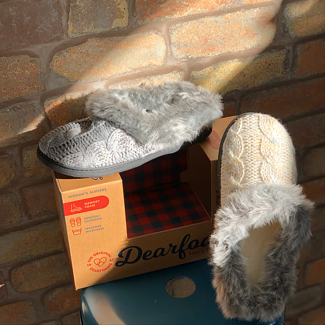 もこもこスリッパ/スリッパ/コストコ/壁/天井/ルームシューズ...などのインテリア実例 20181114 084958