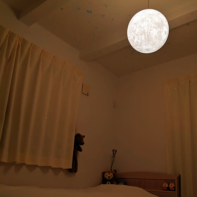 間接照明 月のライト ムーンライト ペンダントライト 月 などのインテリア実例 10 16 19 59 Roomclip ルームクリップ