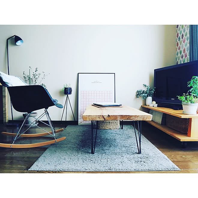 リビング/観葉植物/ポスター/ワンルーム/一人暮らし...などのインテリア実例 - 2016-05-31 10:21:36