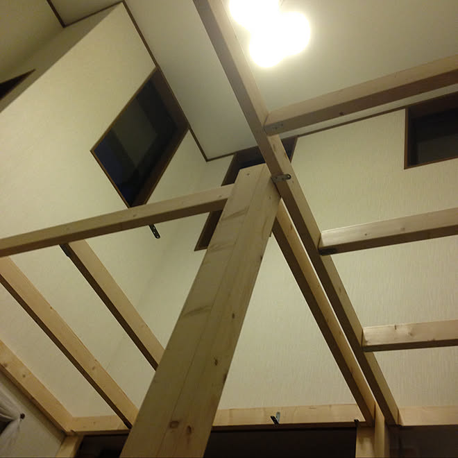 壁/天井/DIY/猫と暮らす/猫とくらす/キャットウォークDIY...などのインテリア実例 - 2019-11-17 19:21:20