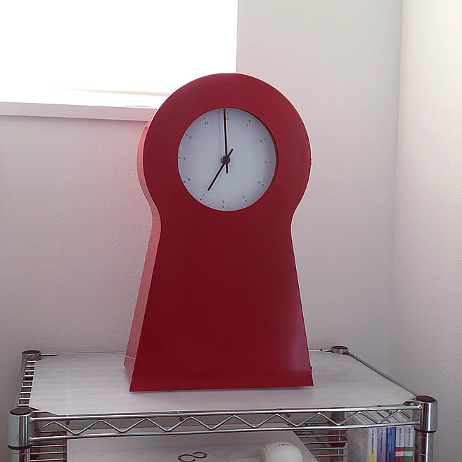 棚 Ikea時計 Ikea スチールラック たくさんのいいねありがとうございます のインテリア実例 05 15 07 00 52 Roomclip ルームクリップ