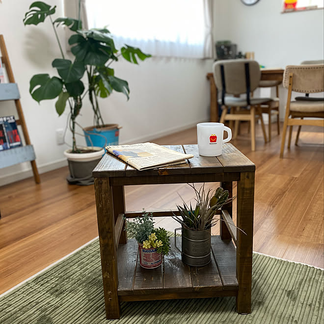 Greenラブの会 ニコアンドシェルフベンチ Niko And リビングテーブルのインテリア実例 22 05 13 22 29 15 Roomclip ルームクリップ