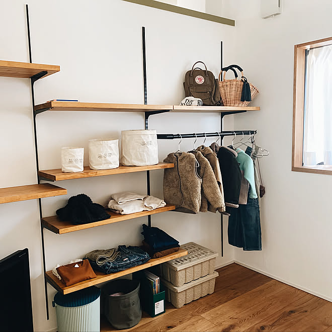 衣替え 子供部屋女の子 可動棚収納 可動棚 子供部屋 などのインテリア実例 21 11 24 08 54 31 Roomclip ルームクリップ