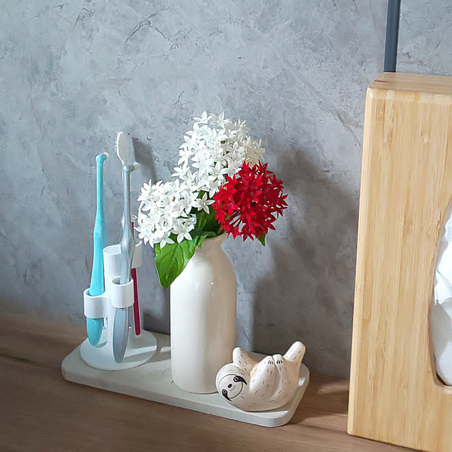 バス トイレ 雨の日の楽しみ方 夏の花 植物のある暮らし 庭の花 などのインテリア実例 22 06 14 14 03 37 Roomclip ルームクリップ