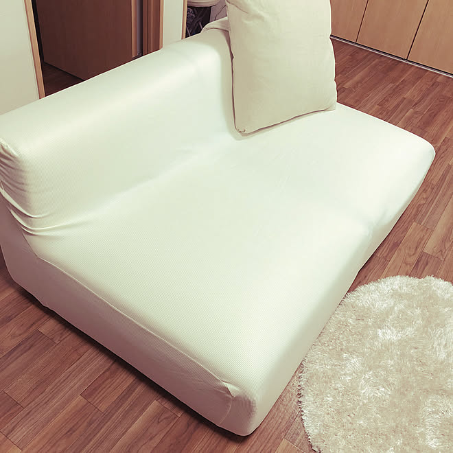 ソファカバー変えました 一人暮らし 爬虫類のいる暮らし カエルが好き ニトリ などのインテリア実例 06 23 18 53 36 Roomclip ルームクリップ