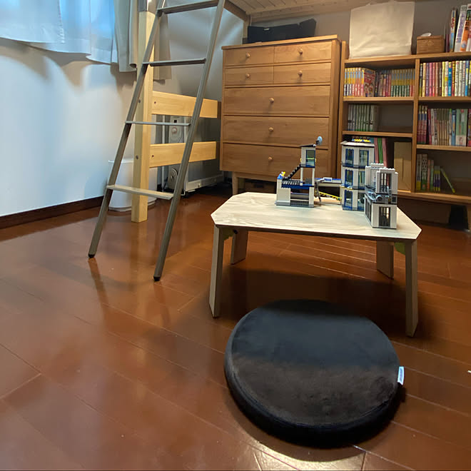 次男の部屋/子ども部屋/イオンで購入/折りたたみテーブル/ベッド周りのインテリア実例 20210202 142250