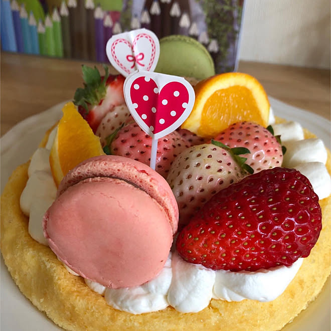 デコレーションケーキ 和歌山産まり姫 スフレチーズケーキ 自家製クリームチーズ かめらまーく Wf などのインテリア実例 22 03 08 10 34 Roomclip ルームクリップ