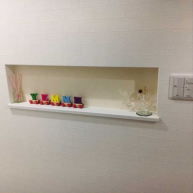 クリスタル 龍 イニシャル列車 ５人家族 マイホーム記録 などのインテリア実例 19 03 01 23 50 12 Roomclip ルームクリップ