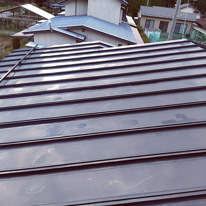 壁 天井 塗料 剥がれる 屋根塗装 Diy 素人の現実 上塗り１回目 などのインテリア実例 22 04 04 17 11 37 Roomclip ルームクリップ