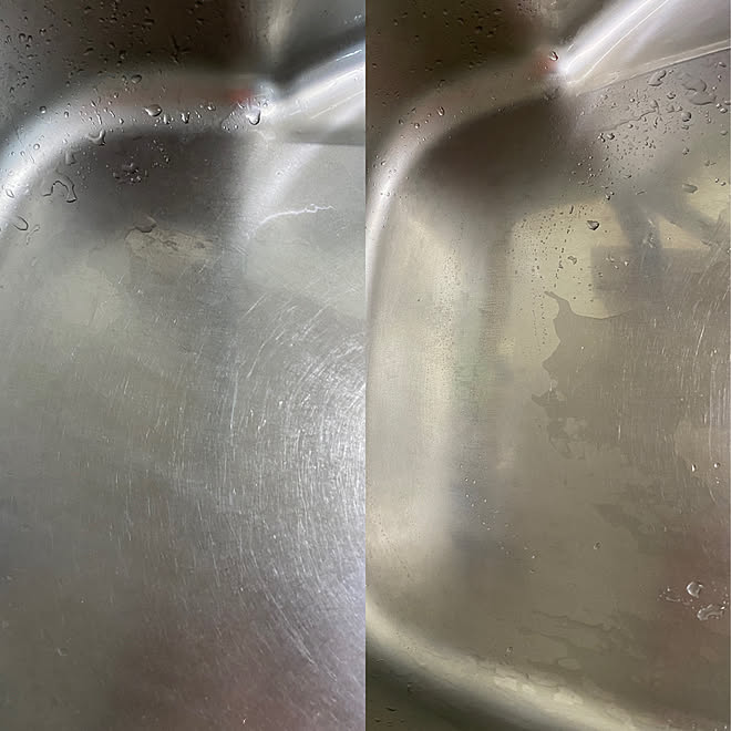 ピカール ヤスリがけ シンク磨き シンク掃除 掃除後 などのインテリア実例 21 03 18 18 22 01 Roomclip ルームクリップ