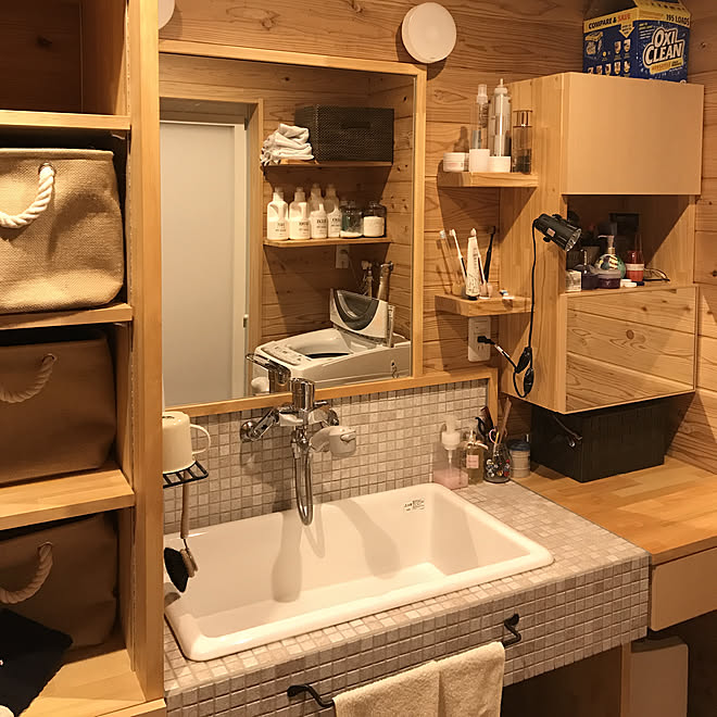 バス トイレ 洗面所 和風 新築 Toto病院用流し などのインテリア実例 18 05 04 58 00 Roomclip ルームクリップ