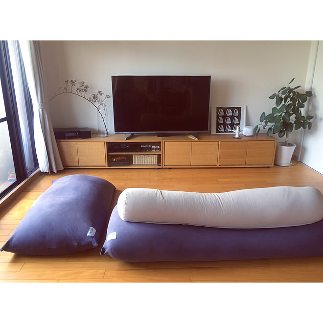 リビング マンション暮らし Yogibo 人をダメにするソファ ヨギボー などのインテリア実例 17 10 05 15 37 51 Roomclip ルームクリップ