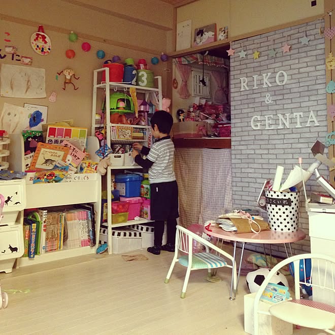 部屋全体/こどもへや/子供部屋/散らかり放題の部屋/81組のインテリア実例 20161214 125012 ｜ RoomClip