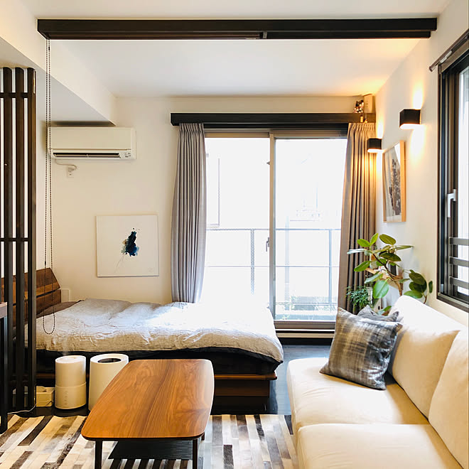 観葉植物 一人暮らし 女一人暮らし 無印良品 シンプル などのインテリア実例 03 16 13 21 15 Roomclip ルームクリップ