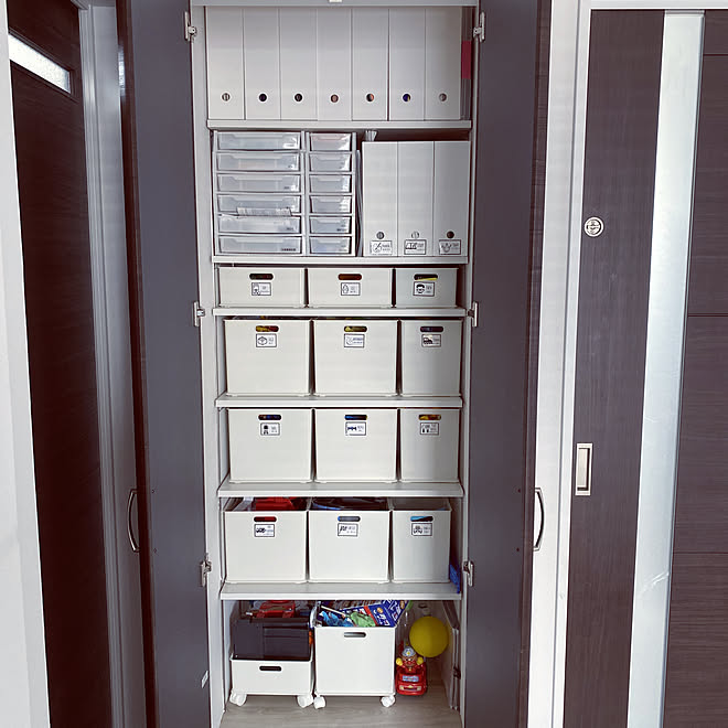 可動棚 リビング収納 インボックス ファイルボックス 書類収納 などのインテリア実例 05 12 14 28 38 Roomclip ルームクリップ