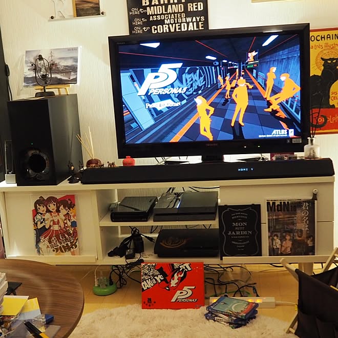 部屋全体 ペルソナ5 オタク部屋 趣味部屋 ゲームのインテリア実例 16 09 18 21 19 19 Roomclip ルームクリップ