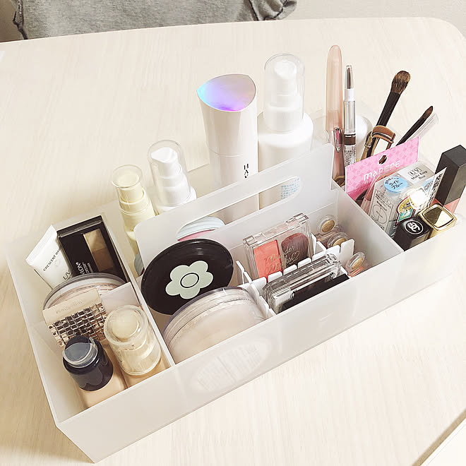 収納/100均/ダイソー/無印良品/メイク収納&hellip;などのインテリア実例 20190503 225941 ｜ RoomClip