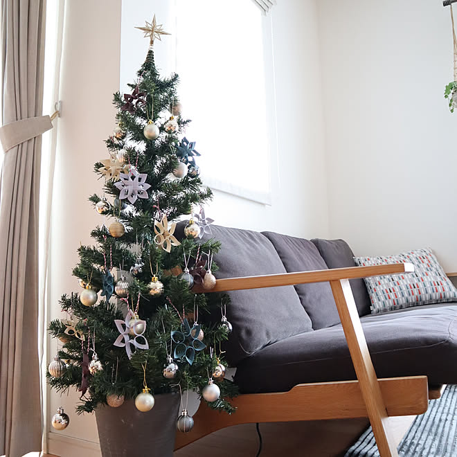 リビング/クリスマス/こどもと暮らす。/すっきり暮らしたい/クリスマスツリー☆...などのインテリア実例 - 2019-11-20 16:55:36