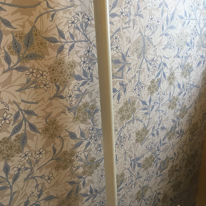 タマホーム ウィリアムモリスの壁紙 バス トイレのインテリア実例 19 06 24 14 13 59 Roomclip ルームクリップ