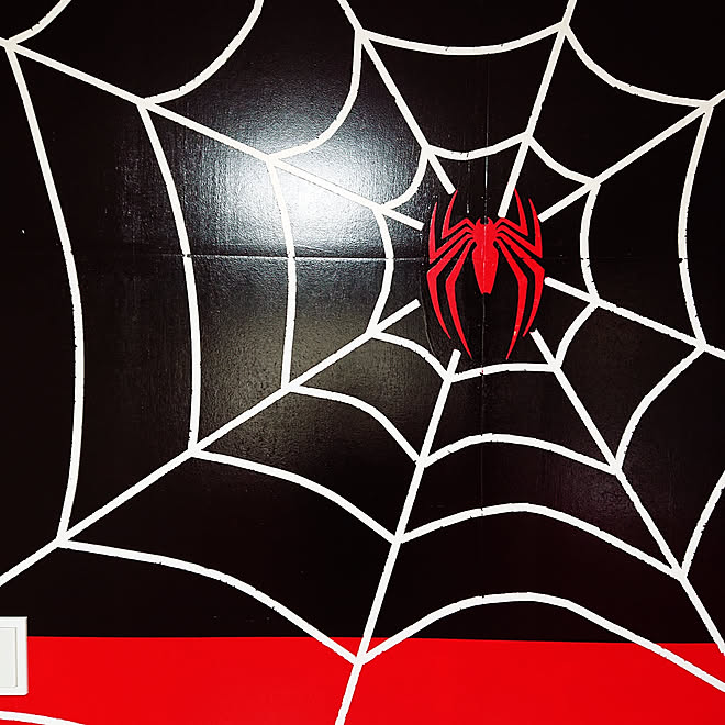 壁/天井/平屋/こどもと暮らす/ペンキ/スパイダーマン&hellip;などのインテリア実例 20200420 162332