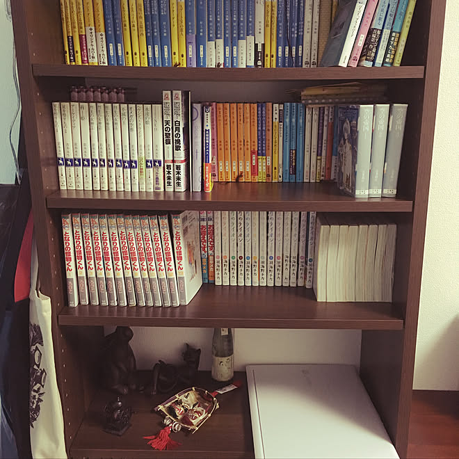 棚 本棚 背面なしのインテリア実例 18 10 27 11 35 29 Roomclip ルームクリップ