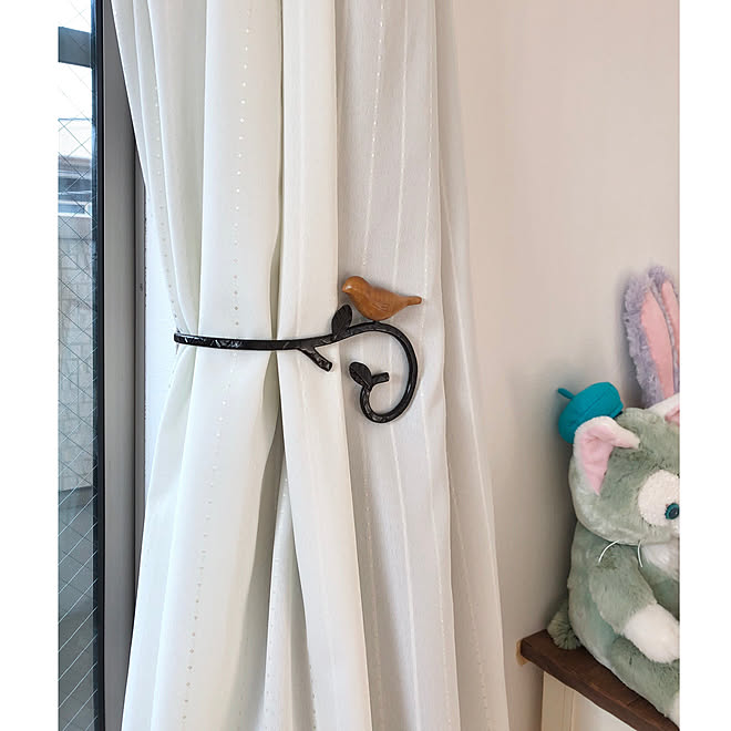 アイアン 小鳥 カーテンホルダー リエールカーテンホルダー ナチュラルインテリア ベッド周りのインテリア実例 04 27 13 33 Roomclip ルームクリップ アイアン 小鳥 カーテンホルダー リエールカーテンホルダー ナチュラルインテリア ベッド周りのインテリア実例 04 27 13 33 Roomclip ルームクリップ