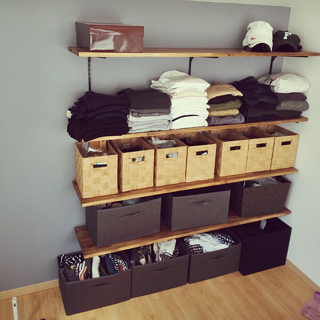 棚 ロイヤル金物 コレ Diyしたよ Diy ブライワックスのインテリア実例 05 22 00 04 31 Roomclip ルームクリップ