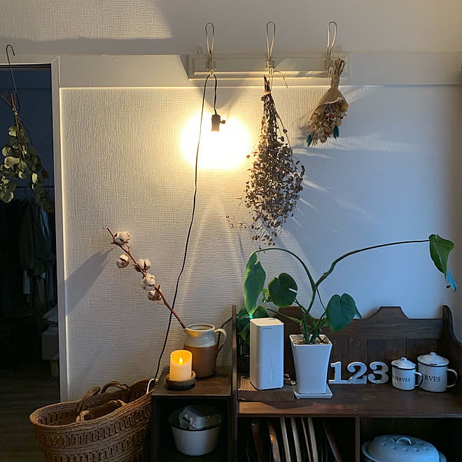 古道具/観葉植物/団地暮らし/カフェ風インテリア/団地...などのインテリア実例 - 2019-11-22 19:42:50