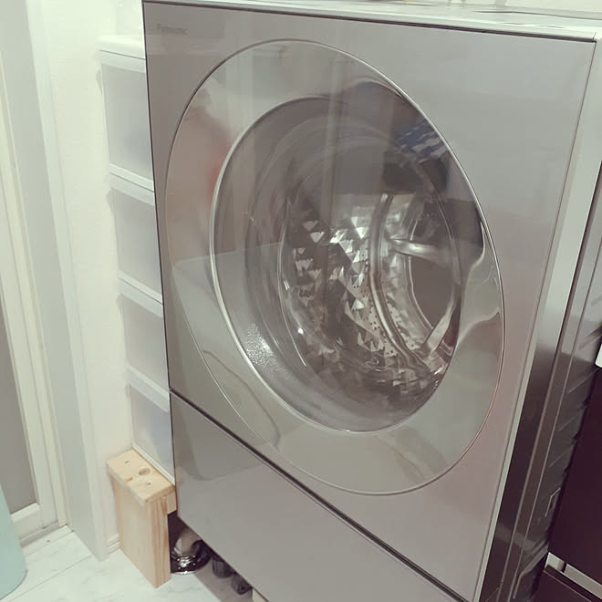 棚 排水ホース隠し パナソニック パナソニック洗濯乾燥機 Cube などのインテリア実例 07 26 13 56 46 Roomclip ルームクリップ