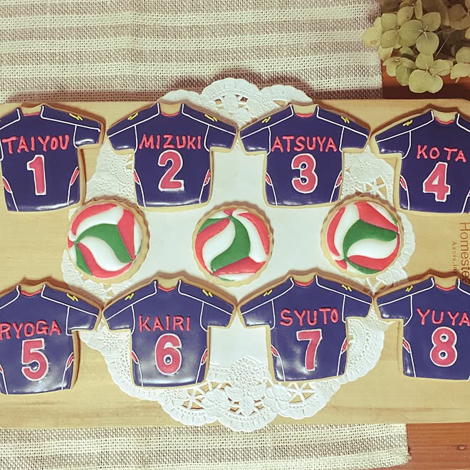 机 文字がかわいくない バレー部 Homestead アイシングクッキー などのインテリア実例 15 11 17 03 32 Roomclip ルームクリップ