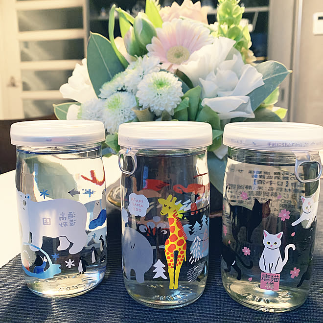 ワンカップ 可愛い瓶が大好き 日本酒 Kaldi モノトーン などのインテリア実例 22 04 04 19 09 08 Roomclip ルームクリップ