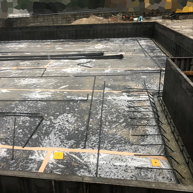 着工3日目 基礎工事 土地69坪 建坪39坪 梅雨でなかなか進まない などのインテリア実例 2021 05 29 08 16 52 Roomclip ルームクリップ