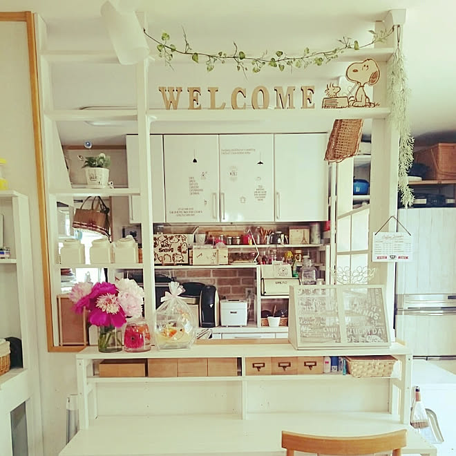 ナチュラルインテリアを目指して ナチュラルインテリアキッチン ナチュラルインテリアに憧れる ナチュラルインテリアキッチンdiy Diy などの インテリア実例 18 05 14 10 35 22 Roomclip ルームクリップ