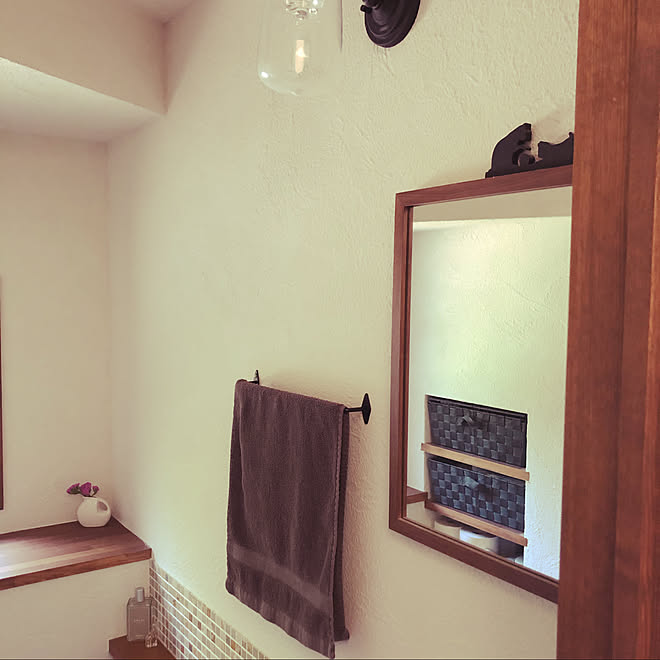 珪藻土の塗り壁 珪藻土の壁 トイレインテリア トイレ バス トイレのインテリア実例 05 08 19 36 27 Roomclip ルームクリップ