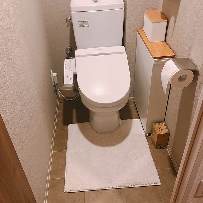 Tower タワー サニタリー収納 サニタリー トイレ収納 Everyトイレマット などのインテリア実例 09 13 09 24 53 Roomclip ルームクリップ