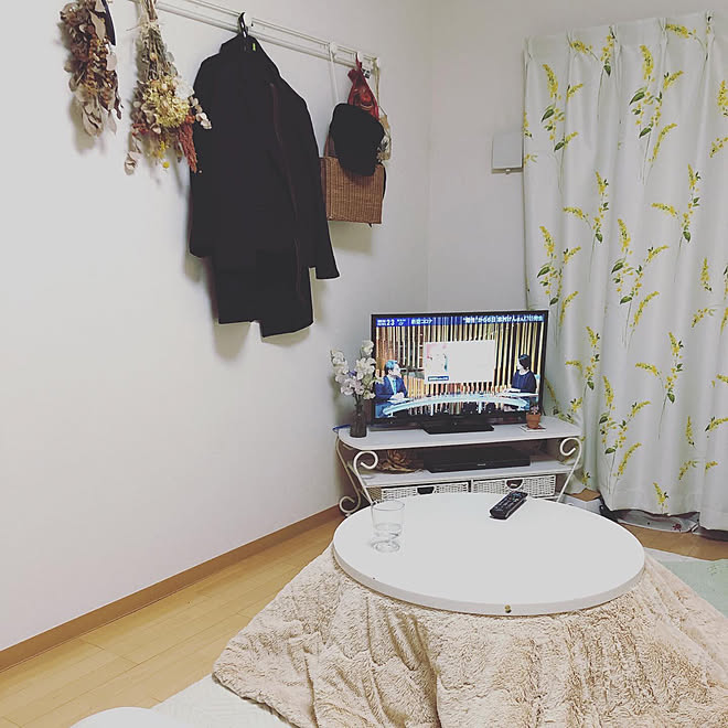 ナチュラル 一人暮らし ドライフラワー 部屋全体のインテリア実例 03 30 23 51 36 Roomclip ルームクリップ