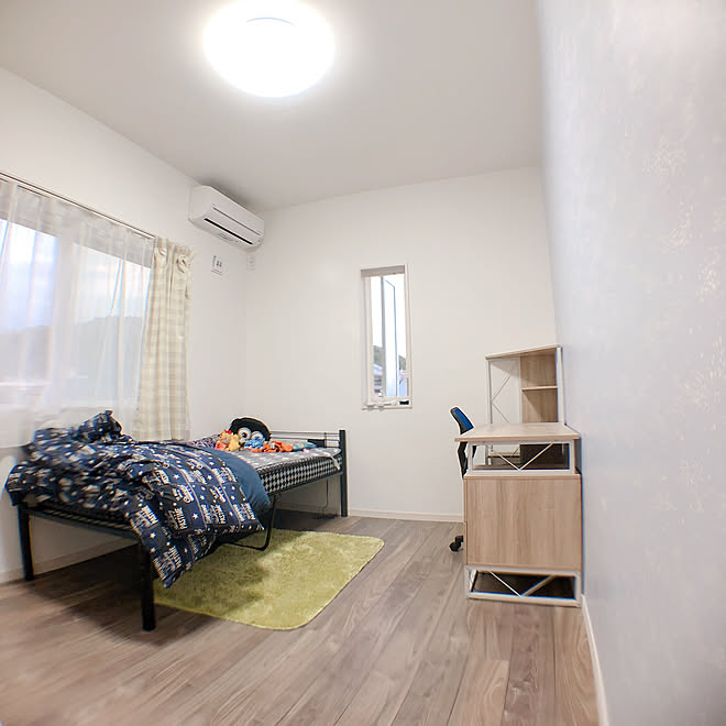 部屋全体/アクセントクロス/新築一戸建て/サーモスの家/子供部屋男の子のインテリア実例 20181008 204111