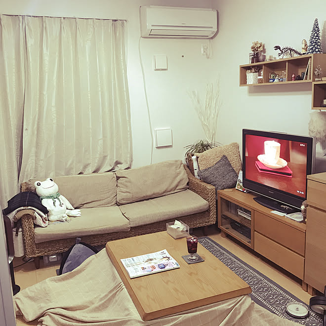 大東建託 2dk 賃貸 無印良品 リビングのインテリア実例 19 11 26 03 03 48 Roomclip ルームクリップ