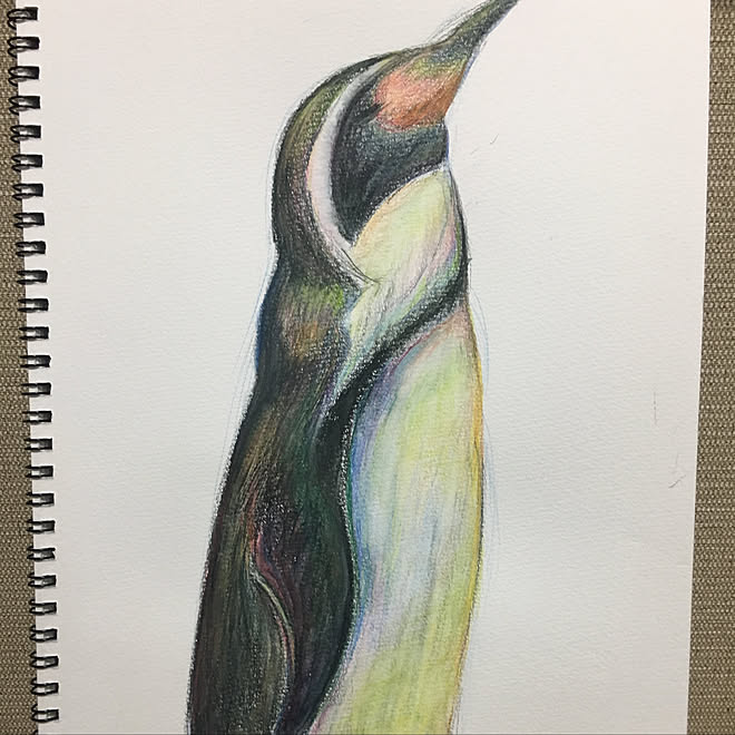 スケッチ ペンギン インテリアじゃなくてすみません 平成最後 机のインテリア実例 19 04 30 23 25 00 Roomclip ルームクリップ