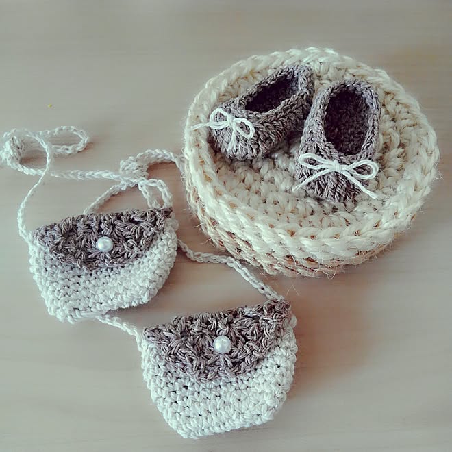 編み物クラブ なんでもガーランドにし隊 かぎ針編み 編み編み ミニチュア などのインテリア実例 17 03 25 07 31 52 Roomclip ルームクリップ